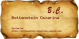 Bottenstein Cezarina névjegykártya